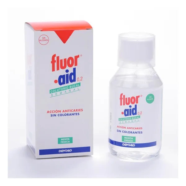 FLUOR AID FLUOR AID Wöchentliches Mundwasser 150 ml zur Reinigung