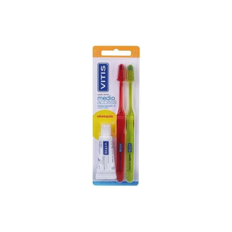 VITIS VITIS Zahnbürste Access mittel 2 Stück Kosmetik
