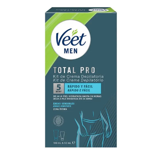 VEET Men Enthaarungscreme Sensitive Areas 100 ml Set 2 Stück