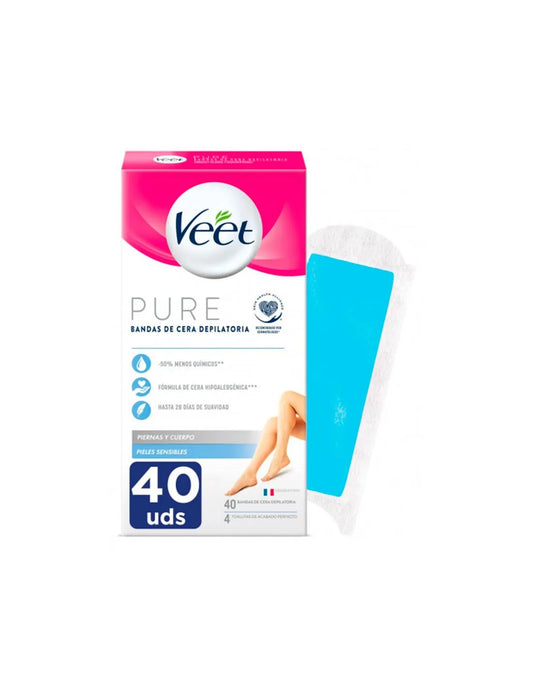 VEET C Fria 40 H Pure Piel Sensible Haarentfernungscreme für empfindliche Haut Kosmetik