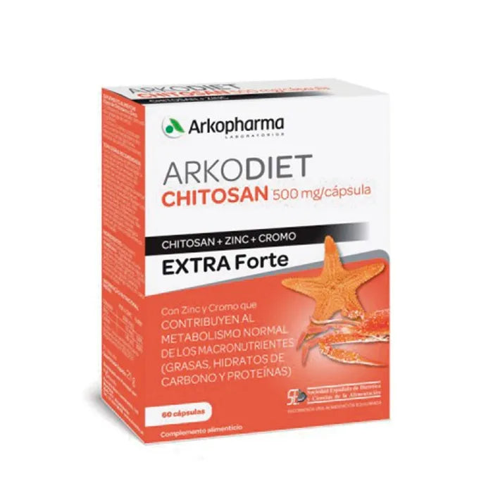 ARKOPHARMA ARKOPHARMA Chitosan Extra Forte 500 mg 60 Kapseln Nahrungsergänzung Kosmetik