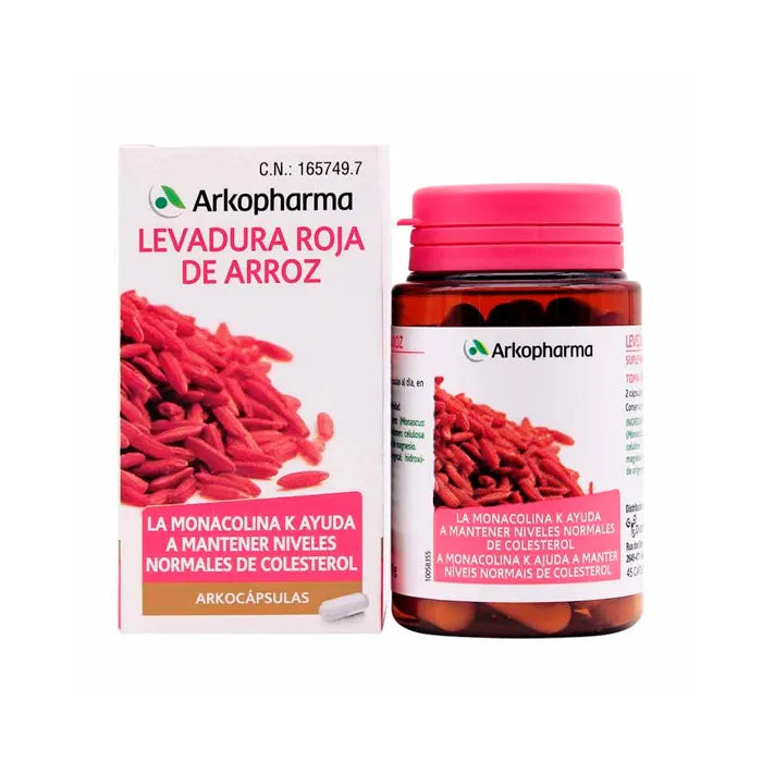 ARKOPHARMA ARKOPHARMA Arkocápsulas Roter Hefereis 45 Kapseln Nahrungsergänzung Kosmetik