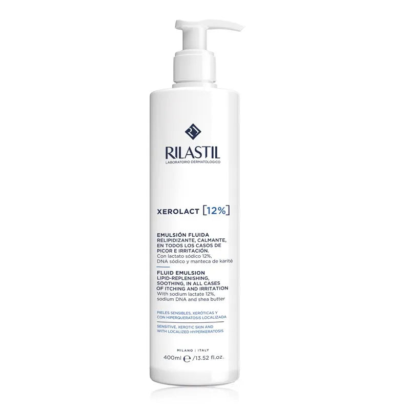 RILASTIL RILASTIL Xerolact 12% Feuchtigkeitsspendende Body Milk 400 ml Gesichtscreme