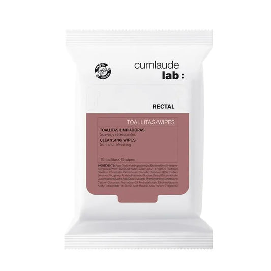 CUMLAUDE Perianal Wipes 15 Einheiten Reinigungstücher Kosmetik