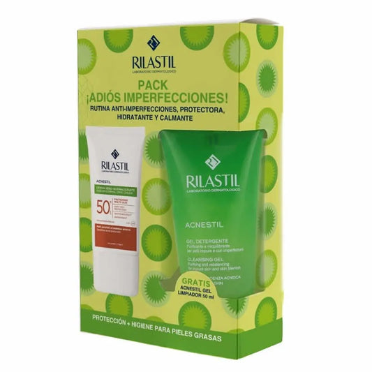 RILASTIL RILASTIL Sun System Acnestil SPF 50+ Set mit 2 Artikeln Sonnenschutz Sonnenpflege