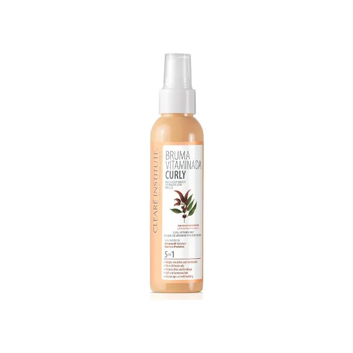 Clearé Institute Curly Curly Vitamin Mist Definierte Locken Feuchtigkeitsglanz 125ml