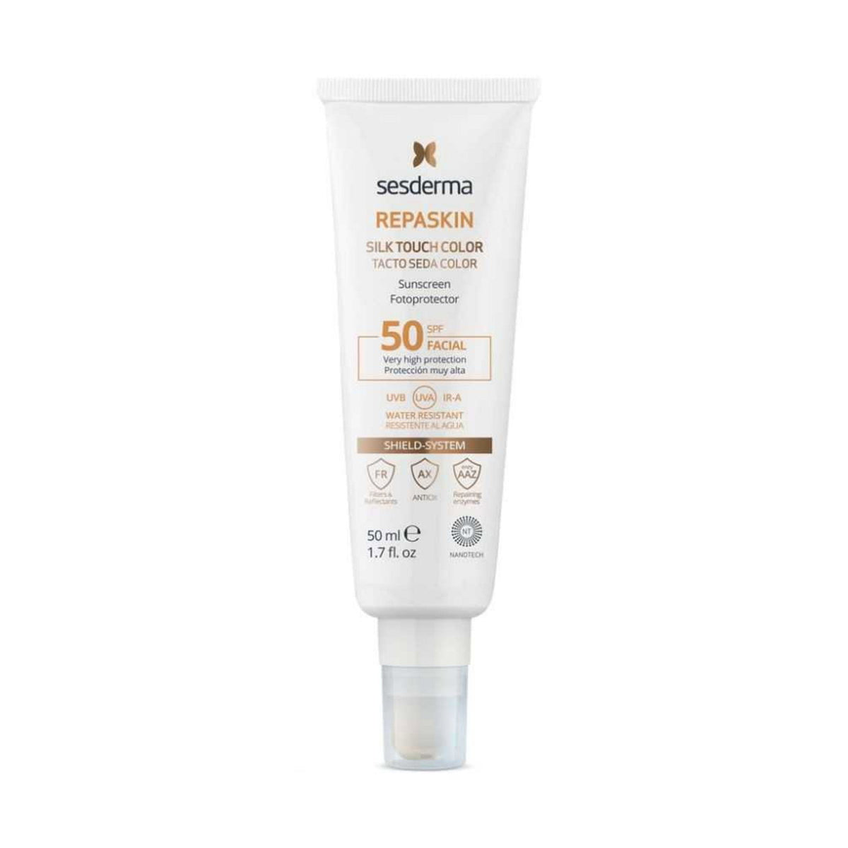 Sesderma Sahne Sesderma, Repaskin, Tinted Glow, Before Sun Exposure, Cream, For Face, SPF 50, 50 ml Regular