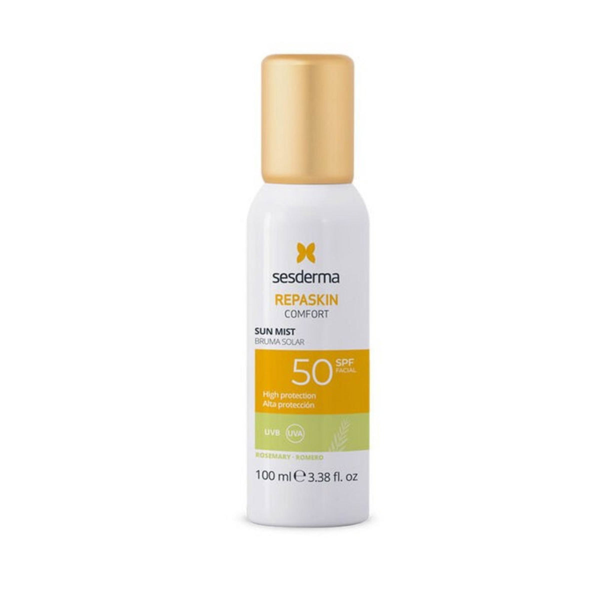 Sesderma Sesderma, Repaskin Confort, Rosemary, Protecting & Moisturizing, Before Sun Exposure, Spray, For Face, SPF 50, 100 m