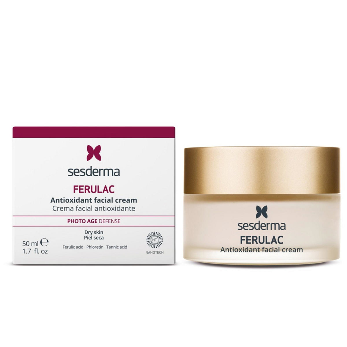 Sesderma Ferulac Antioxidant & Moisturising Tag & Nacht Sahne Für das Gesicht 50 ml
