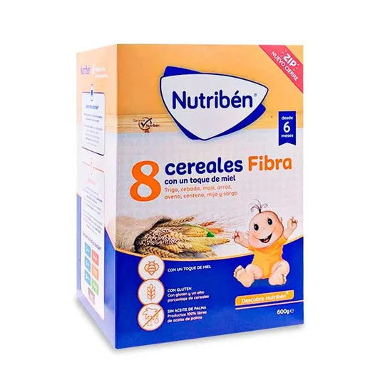 NUTRIBEN Nutribén 8 Getreide- und Honigfasern 600 g Pulver Kosmetik