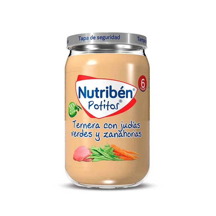 NUTRIBEN Nutribén Rindfleisch mit Grünen Bohnen und Karotten 235g