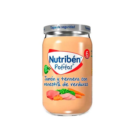 NUTRIBEN Potito Schinken Rindfleisch mit Gemüse 235g Kosmetik