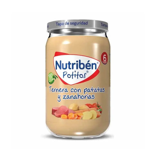 NUTRIBEN Potito Rindfleisch mit Kartoffeln und Karotten 235 g Kosmetik