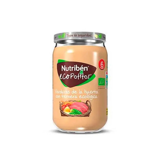NUTRIBEN Nutribén Ecopot Gartengemüse mit Bio-Rindfleisch 235 g Kosmetik