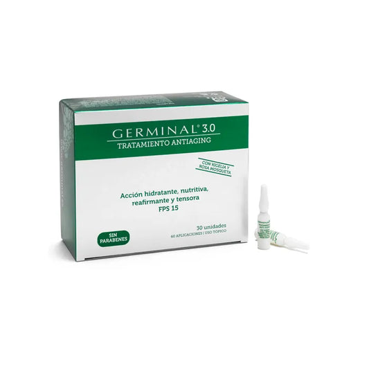 GERMINAL GERMINAL 3.0 Antiaging Behandlung 30 Ampullen für die Hautpflege Kosmetik