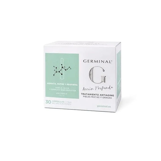 GERMINAL Deep Action Anti-Aging für Mischhaut und fettige Haut 30 Blister Kosmetik