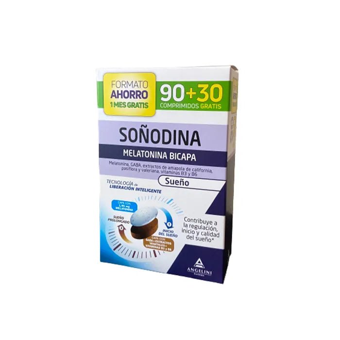 Angelini Soñodine Melatonin Bilayer 90+30 Tabletten
