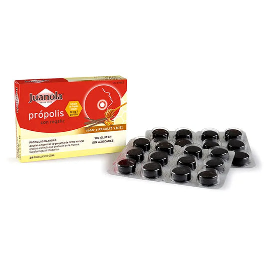JUANOLA Propolis Lakritz Honig Lutschtabletten 24 g