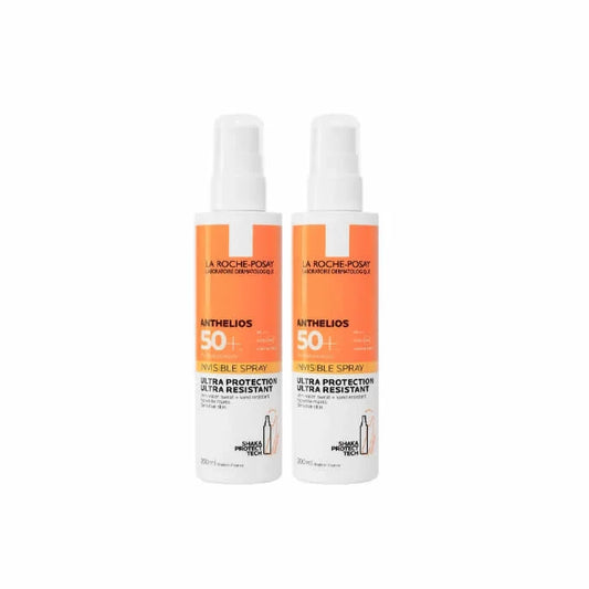 LA ROCHE-POSAY Anthelios Invisible Spray Sonnenschutz SPF 50+ 2 x 200 ml Kosmetik
