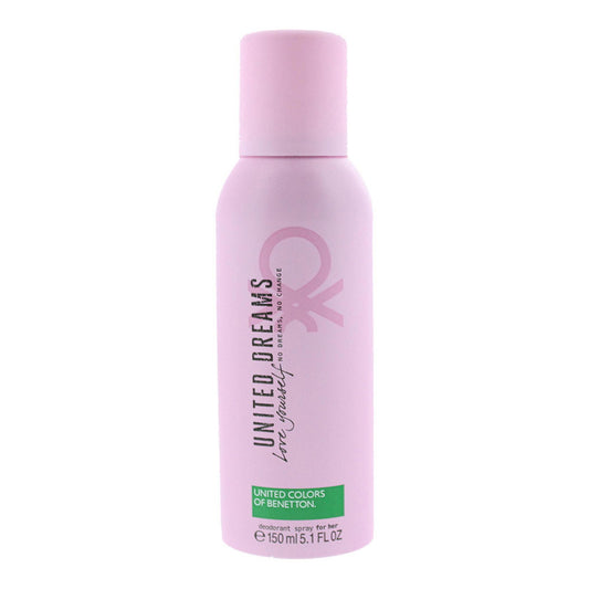 Benetton Benetton, United Dreams Love Yourself, Floral, Deodorant Spray, Für Frauen, 150 ml Regular