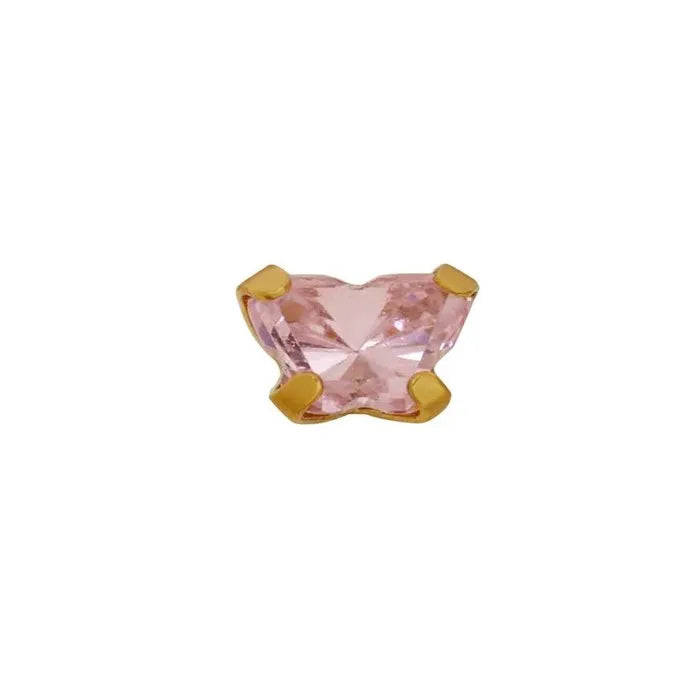 PRIM Inverness 896-10 Rosa Schmetterlingsohrringe