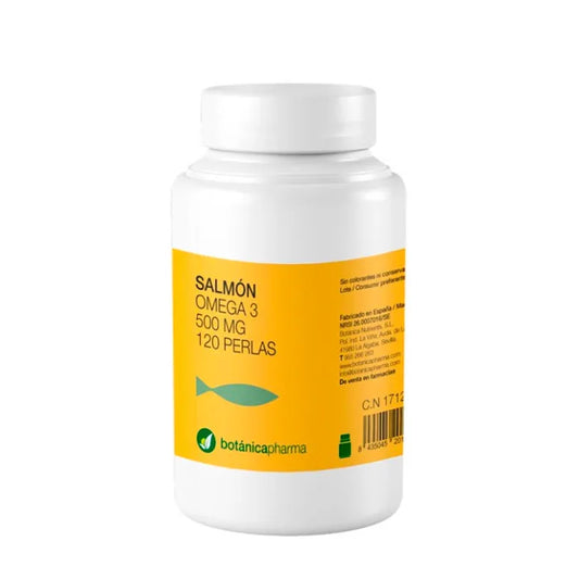 BOTÁNICAPHARMA Lachsöl Omega 3 500 mg 120 Perlen Nahrungsergänzung Kosmetik