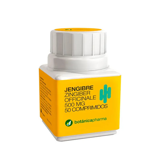 BOTÁNICAPHARMA Ingwer 500 mg 50 Tabletten Nahrungsergänzung Kosmetik