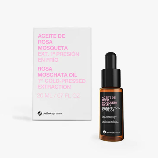 BOTÁNICAPHARMA Hagebuttenöl 20 ml natürliches Pflanzenöl zur Hautpflege Kosmetik