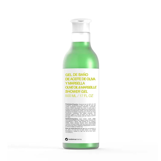BOTÁNICAPHARMA Badegel Olive Marseille 500 ml Reinigung und Pflege Kosmetik