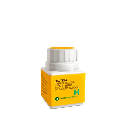 BOTÁNICA NUTRIENTS Biotin mit Eisen 60 Tabletten Nahrungsergänzung Kosmetik