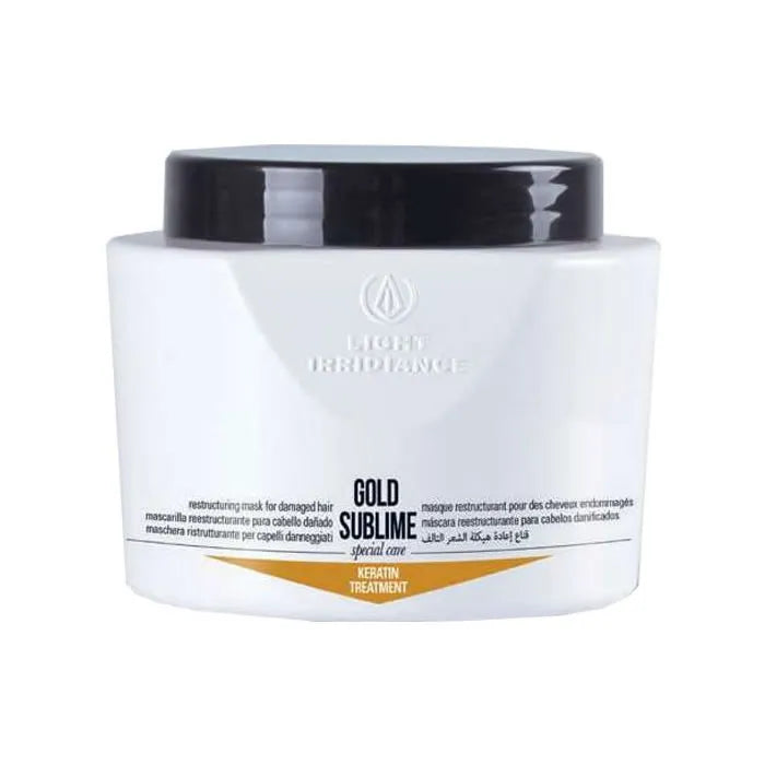 LIGHT IRRIDIANCE Gold Sublime Keratin Treatment Maske 500 ml Kosmetik