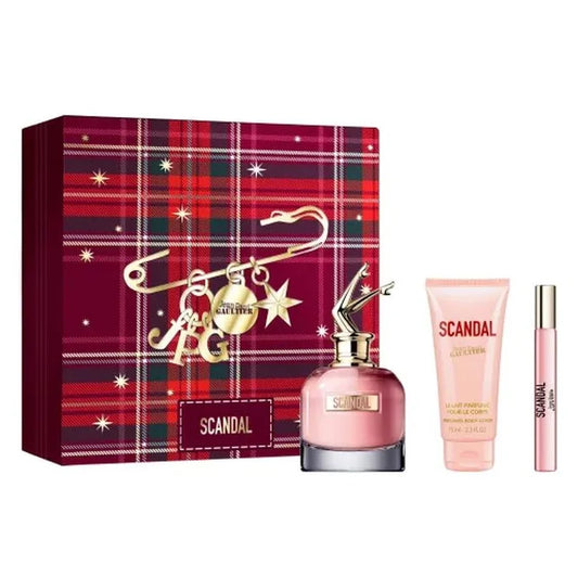 JEAN PAUL GAULTIER Jean Paul Gaultier Scandal Eau de Parfum Spray 80 ml Set 3 Artikel Parfüm