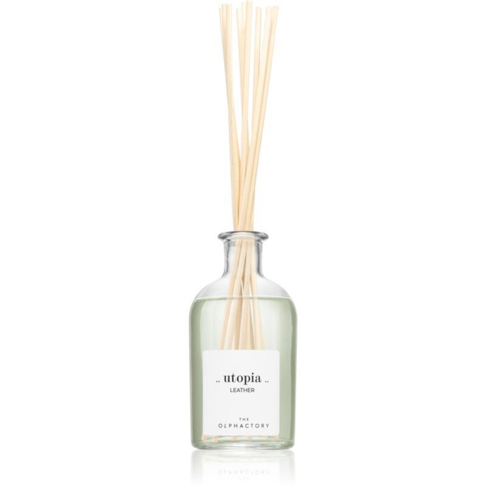 The Olphactory The Olphactory, Utopia Leather, Duftstäbchen, Leather, Aroma-Rattanstäbchen-Diffusor, 250 ml Regular