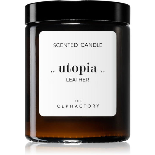 The Olphactory The Olphactory, Utopia Leather, Leather, Duftkerze, 135 g Regular