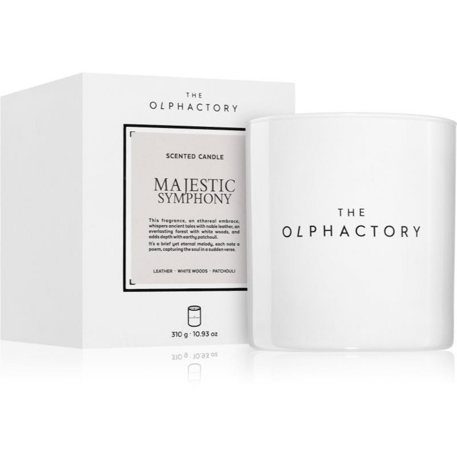 The Olphactory The Olphactory, Majestic Symphony, Leather, Duftkerze, 310 g Regular