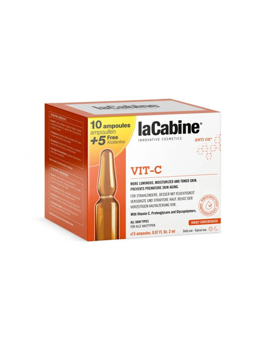 LA CABINE Ampullen Gesichtspackung 10 x 5 ml Vitamin C Kosmetik