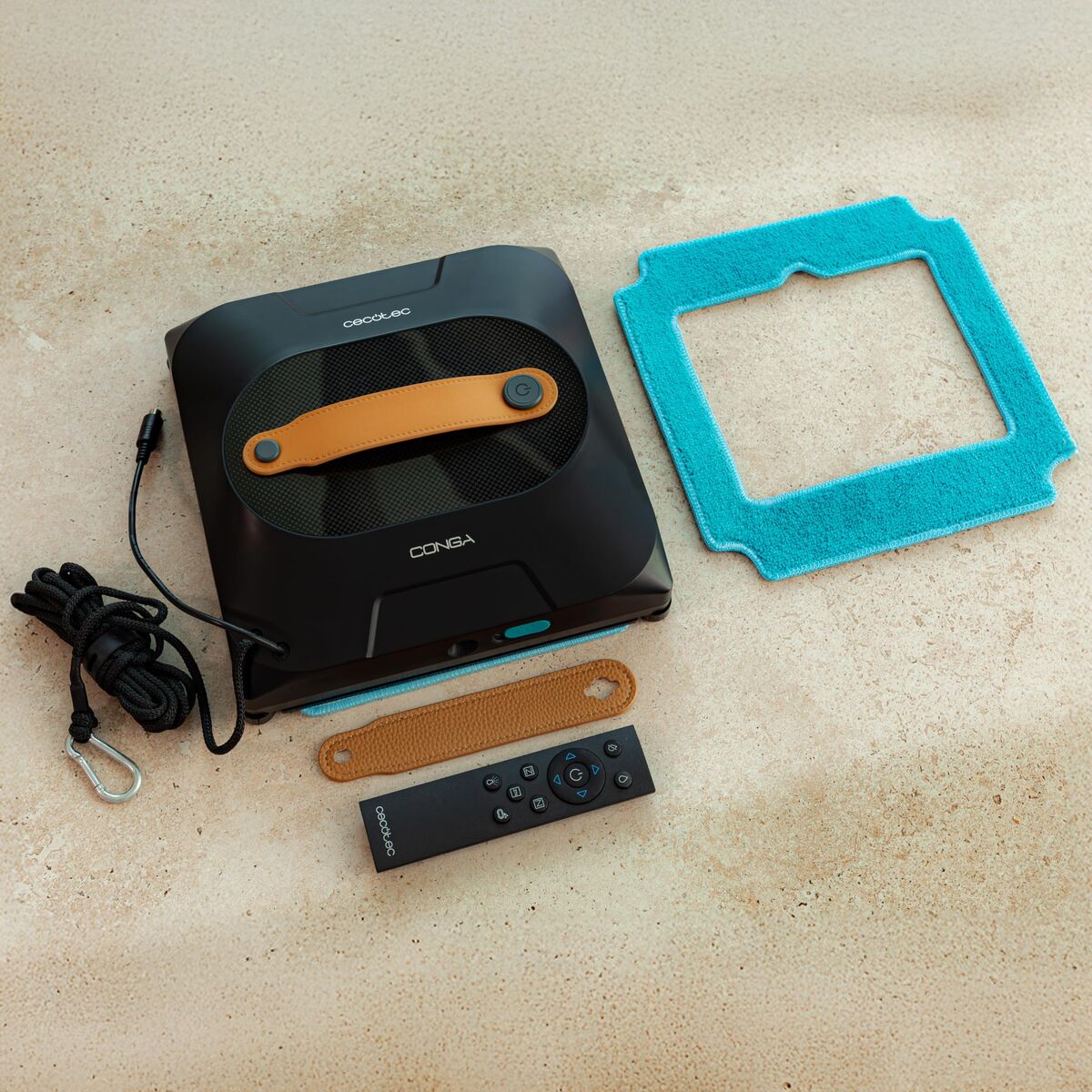 Cecotec Fensterreiniger Windroid 1390 Double Spray 72 W Mit Fernbedienung Und App