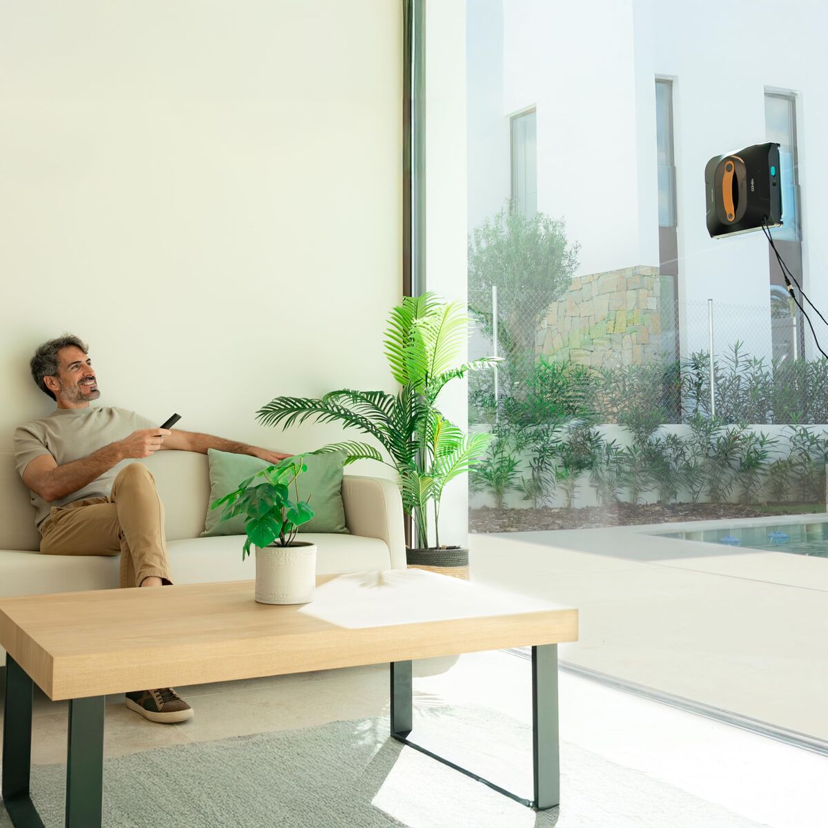 Cecotec Fensterreiniger Windroid 1390 Double Spray 72 W Mit Fernbedienung Und App