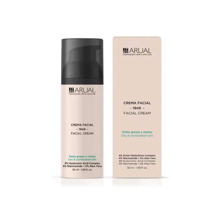 Arual Crema Facial Cream Oily And Combination Skin 50 ml
