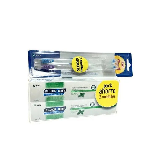 Kin Fluorkin Zahnpaste 125 ml Set 4 2018