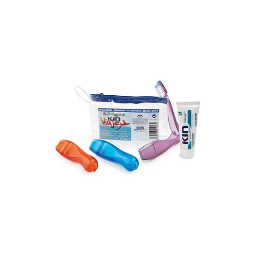 KIN KIN Travel Zahnbürste und Zahnpasta 25 ml Reise-Set Kosmetik