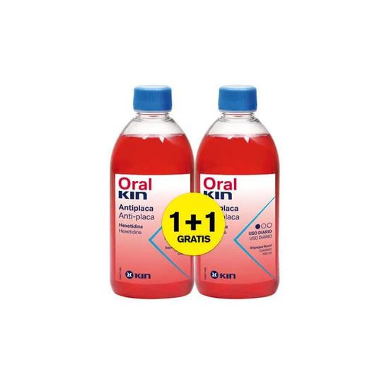 KIN Oralkin Enjuague Bucal Mundspülung 500 ml plus 500 ml gratis Kosmetik