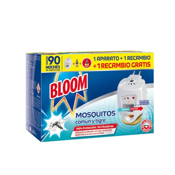 BLOOM BLOOM Zero Mosquitoes elektrisches Gerät mit 2 Nachfüllpatronen Set Kosmetik