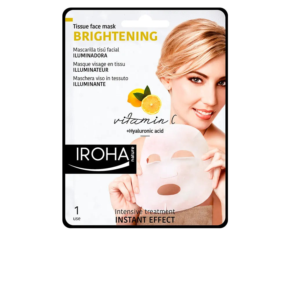 IROHA NATURE IROHA NATURE Brightening Tissue Face Mask Vitamin C 1 Stück Gesichtspflege Kosmetik