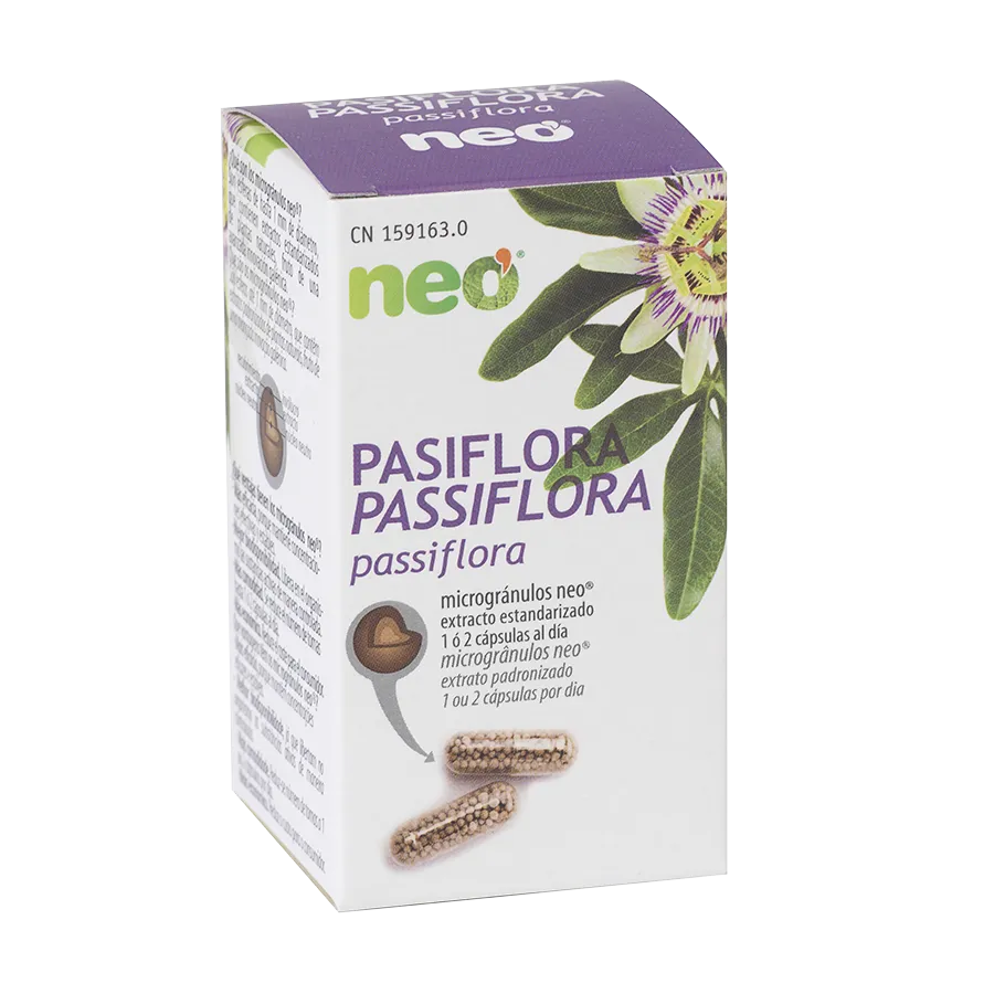 NEOVITAL NEOVITAL Passionsblume Neo 45 Kapseln Nahrungsergänzung Kosmetik