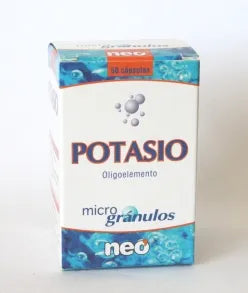 NEO NEO Microgranulos Potasio 50 Kapseln Nahrungsergänzungsmittel Kosmetik