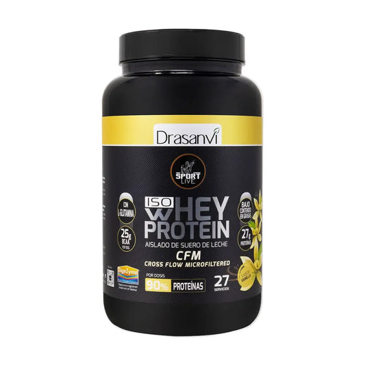 DRASANVI Whey Protein Isolat Vanille Sport Live 800 g Pulver