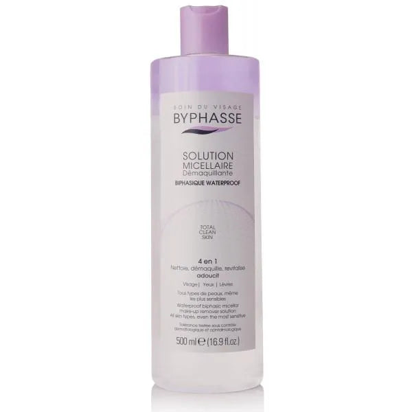 BYPHASSE BYPHASSE Bifasische Mizellenlösung Waterproof Make-up Entferner 500 ml Kosmetik