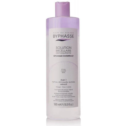 BYPHASSE BYPHASSE Bifasische Mizellenlösung Waterproof Make-up Entferner 500 ml Kosmetik