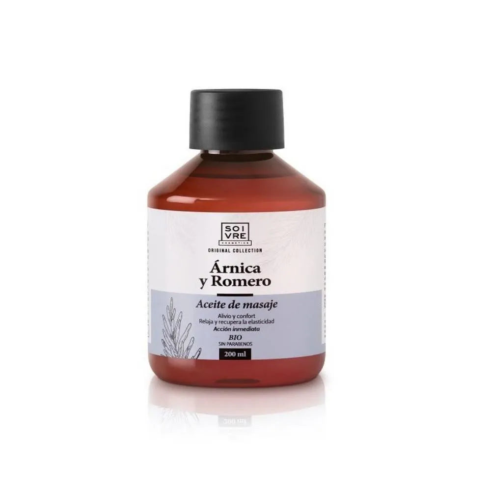 SOIVRE Arnica Rosmarin Öl 200 ml Kosmetikpflege